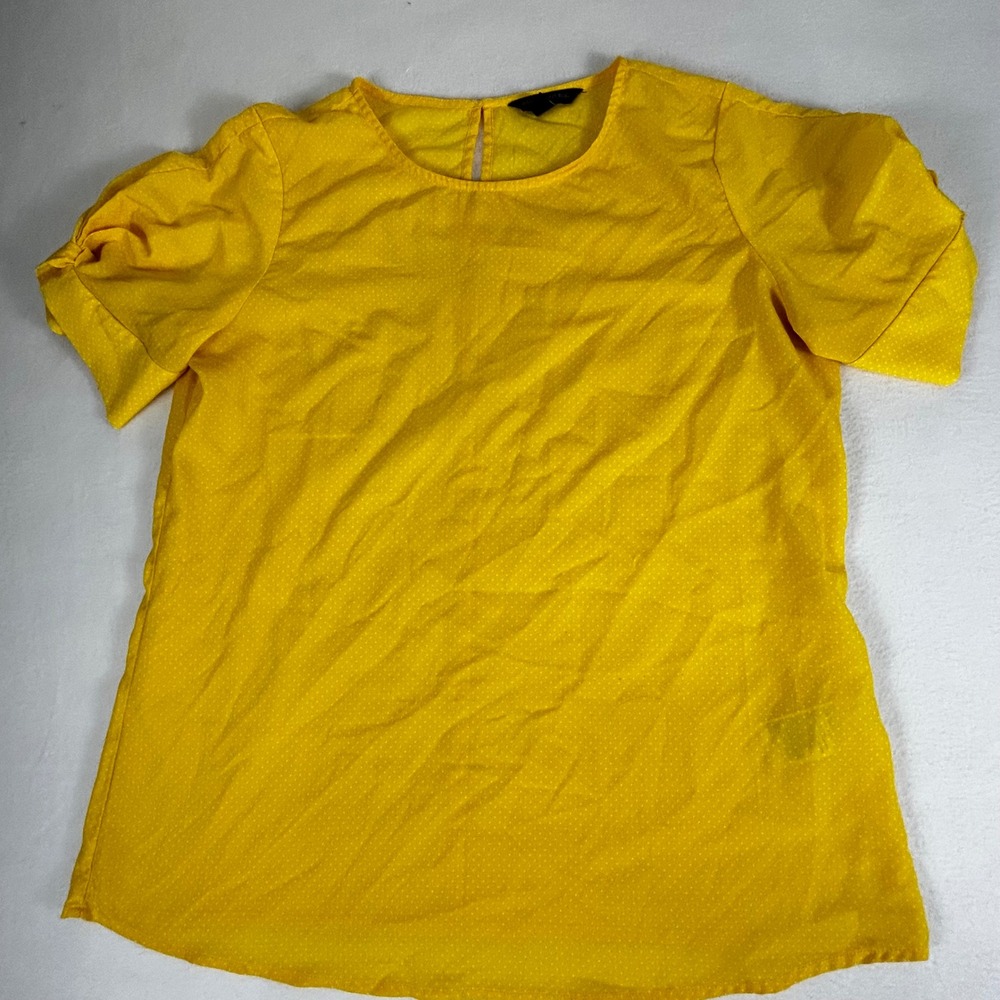 Yellow Short Sleeve Women’s Blouse